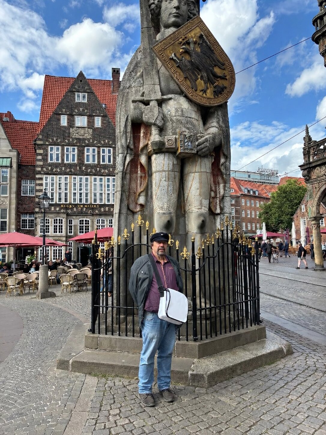 Der Bremer Roland auf dem historischen Marktplatz
